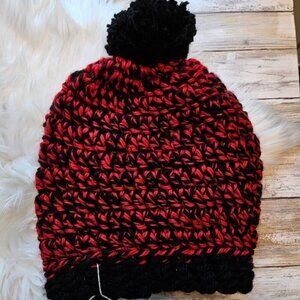 Kids Hat from Cotton N Kandi on Etsy- 20" Chunky Knit Slouchy Pom Pom